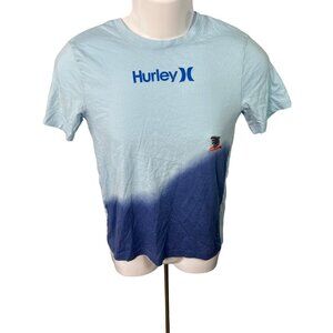Hurley boys ombre blue graphic tee 🌊